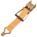 vidaXL Upínacie popruhy s račňou 4 ks, 2 tony, 8mx50mm, oranžové