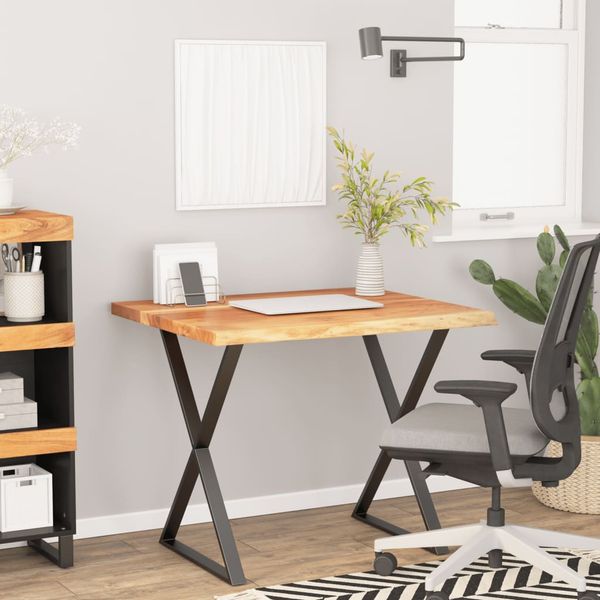 vidaXL Stolová doska 110x80x2,5cm obdĺžnik akáciový masív živá hrana