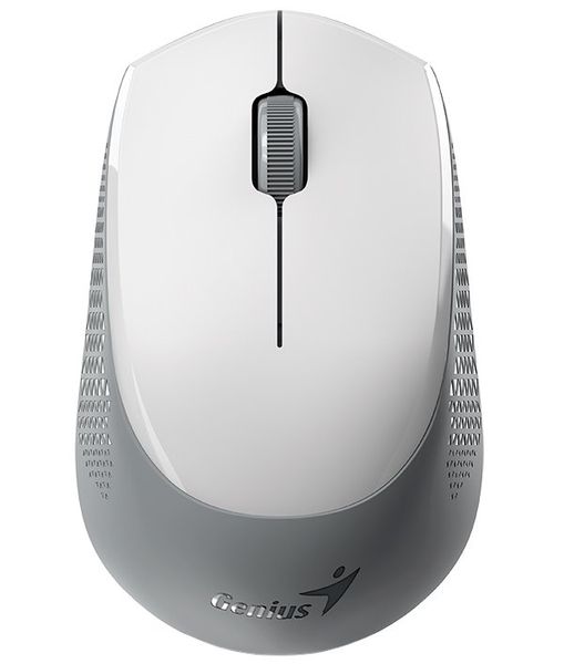 GENIUS NX-8000S BT/ duálny Bluetooth + 2,4GHz/ 1200 dpi/ bezdrôtová/ tichá/ bielosivá Myš, bezdrôtová, 1200DPI, 3 tlačidlá, Bluetooth, USB, bielo-sivá