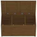 vidaXL Záhradný box medovohnedý 101x50,5x46,5 cm masívna borovica