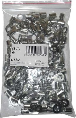 Oko kabelové 6,5mm,kabel 6-10mm2 (RNBS 8-6), balení 100ks