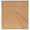 vidaXL Fotorámiky na stôl, koláž 3 ks,strieborné 20x20 cm, MDF
