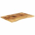 vidaXL Stolová doska so zakrivením 100x60x2,5 cm surový mangový masív