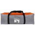 vidaXL Auto Stan 200 x 170 x 170 cm Šedá a oranžová Polyester a oceľ