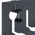 vidaXL Úložný box na káble pod stôl 2 ks Antracitová 43 x 10 x 15 cm