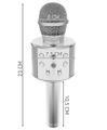 Karaoke mikrofón WS-858/Izoxis 22188 SILVER Karaoke mikrofon WS-858 / Izoxis 22188 SILVER