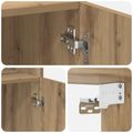vidaXL Úložný kabinet so policami Dub artisan 70 x 42,5 x 225 cm