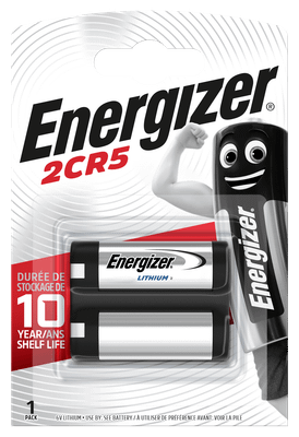 Energizer Lithium Photo 2CR5 6V lítiové batérie 7638900057003