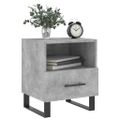 vidaXL Nočný stolík betónovo sivý 40x35x47,5 cm kompozitné drevo