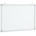 vidaXL Magnetická biela tabuľa 60x40x1,7 cm hliník