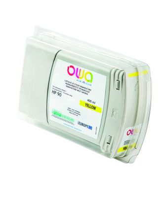 OWA Armor ink-jet kompatibilný s HP Design Jet 4000 žltá, 400ml, kom.s C5065A