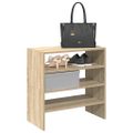 vidaXL Stojany na topánky 2 ks stohovateľné dub sonoma 60x30x30,5 cm