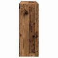 vidaXL Komoda staré drevo 91x28x75 cm kompozitné drevo