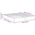 vidaXL Otomanový posteľný rám s úložiskom Staré drevo 160 x 200 cm