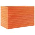 vidaXL Záhradný kvetináč voskovohnedý 70x40x45,5 cm masívna borovica