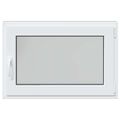 vidaXL Otočné a sklopné okno do suterénu RISOR 80 x 70 cm PVC a sklo