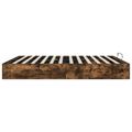 vidaXL Otomanový posteľný rám s úložiskom Údený Dub 203 x 180 x 25 cm