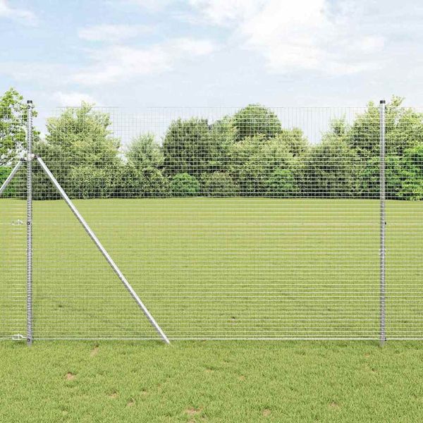 vidaXL Pevný kovaný drôtový plot 50 x 1,5 m (Š x V)