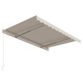 vidaXL Automatická zaťahovacia markíza 300x250 cm krémová