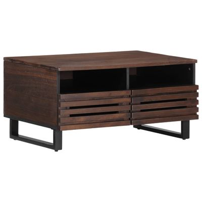 vidaXL Konferenčný stolík 80x55x40 cm surový mangovníkový masív