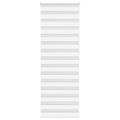 vidaXL Zebra roleta biela 85x200 cm šírka látky 80,9 cm polyester
