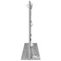 vidaXL Toaletné zrkadlo Sivý Sonoma 80 x 55 x 18 cm Obdĺžnikový