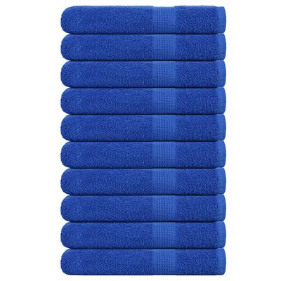 vidaXL Saunové osušky FROGN 10 ks modré 80x200 cm 360 g/m²