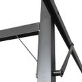 vidaXL Pergola so zaťahovacou strechou sivohnedá 295x292x230 cm
