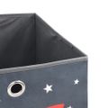 vidaXL skladacie úložné boxy 10 ks sivá 32x32x32 cm Netkaná textília