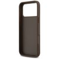 Guess 4G Double Card Triangle puzdro pre iPhone 17 Pro Max hnedá