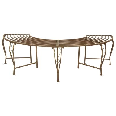 vidaXL Stromová lavička 4-Počet miest 160 x 80 x 44 cm Oceľ