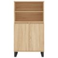 vidaXL Vysoká skrinka dub sonoma 60x36x110 cm spracované drevo