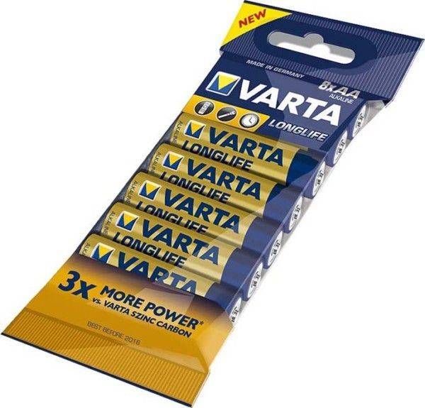 Varta LongLife AA 8x (fólia)