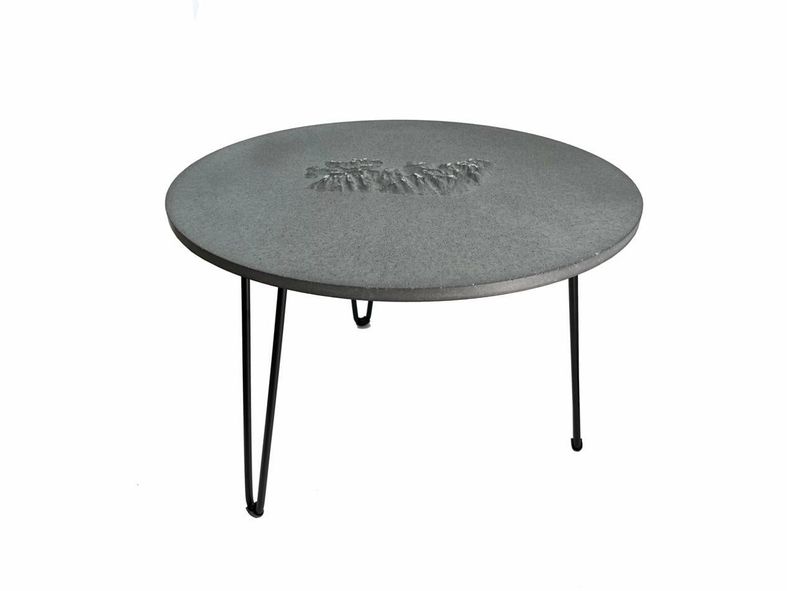 LC-D3-T-0 Luma Concrete Table – Dark Grey, Tatry Relief