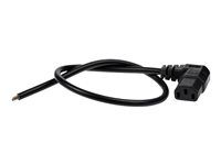 Elektrický kábel - obnažený drôt do power IEC 60320 C13 - 50 cm - pre AXIS T8133, T8134 Midspan