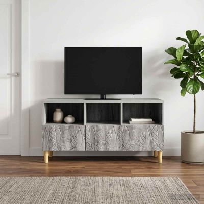 vidaXL TV skrinka 102 x 34,5 x 50 cm Sivý Sonoma Kompozitné drevo