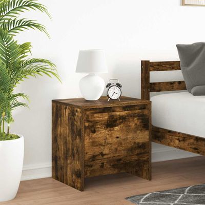 vidaXL Nočné stolíky 2 ks, tmavý dub 45x34x44,5 cm, kompozitné drevo