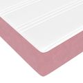 vidaXL Posteľ s pružinovým rámom s matracmi Ružová 80 x 200 cm látka