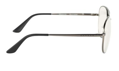 GUNNAR kancelárske/herné brýle MAVERICK GUNMETAL * čierne sklá * BLF 35 * GUNNAR focus Brýle, herné, tmavé šedé obrúčky, svetlé jantarové sklá