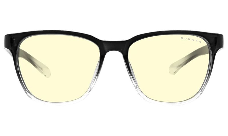 GUNNAR kancelárske/herné brýle BERKELEY ONYX/FADE * jantárové skla * BLF 65 * GUNNAR focus Brýle, herné, čierne obrúčky, jantárové skla