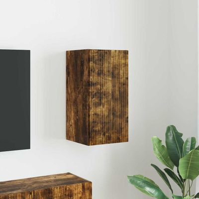 vidaXL TV nástenná skriňa Dymová dub 30 x 31 x 60 cm Kompozitné drevo