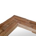 vidaXL Dekoratívne zrkadlo, teakové drevo 120x60 cm, obdĺžnikové