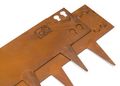 Záhradný obrubník G21 107,5 x 15 cm, Corten