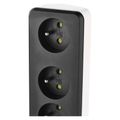 Predlžovací kábel EMOS P1412SM GoSmart 2 m / 4 zásuvky / s vyp. / s USB / biela-čierna / PVC / 1,5 mm2