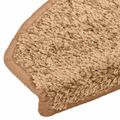 vidaXL Samolepiace schodové rohože 15 ks 80 x 24,5 x 3,5 cm Béžová