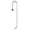 vidaXL Bazénový rebrík 54x38x211 cm 304 nehrdzavejúca oceľ