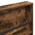 vidaXL Regál na časopisy Dymová dub 60 x 12 x 70 cm Kompozitné drevo
