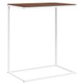 vidaXL Príručný stolík biely 55x35x66 cm spracované drevo