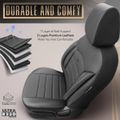 Sada autopoťahov OTOM INSPIRE 3501 BLACK ECO-LEATHER 3-ZIP