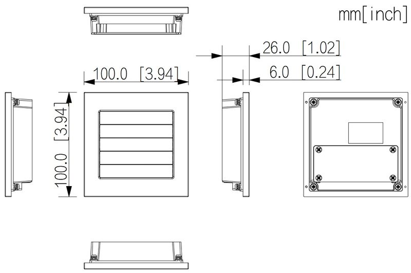 DAHUA rozšiřující dveřní modul VTO4202FB-MDB10 - černý